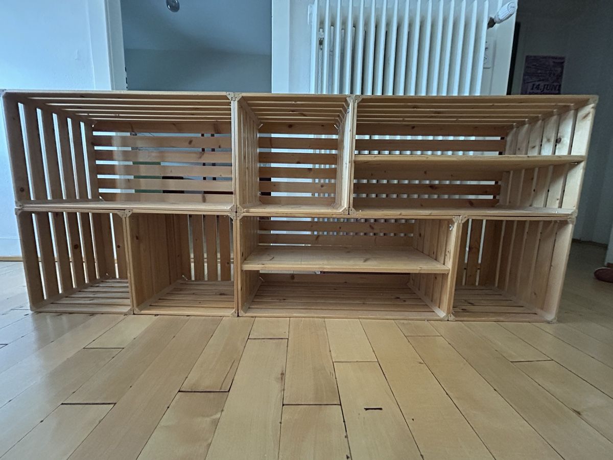 Regale: Regal aus Holzkisten – Gebraucht aus zürich von lis_9nv5