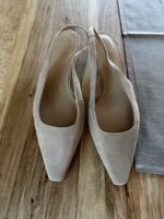 H&M Slingpumps beige Groesse 39 Zustand neuwertig
