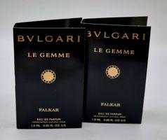 2 x 1.5 ml FALKAR LE GEMME BULGARI UNISEX EAU DE PARFUM