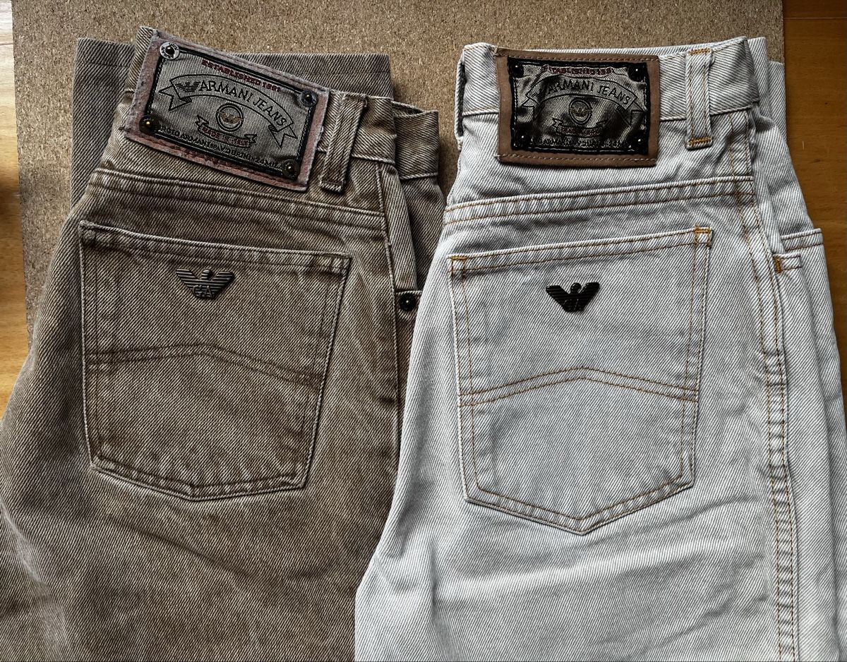 Armani Jeans: 2x vintage Armani Jeans – Gebraucht aus Zürich von gemuesebouillon