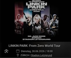 4 Stehplatztickets Linkin Park