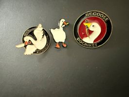 Pin Wilde Gans Pirat Messer Lot