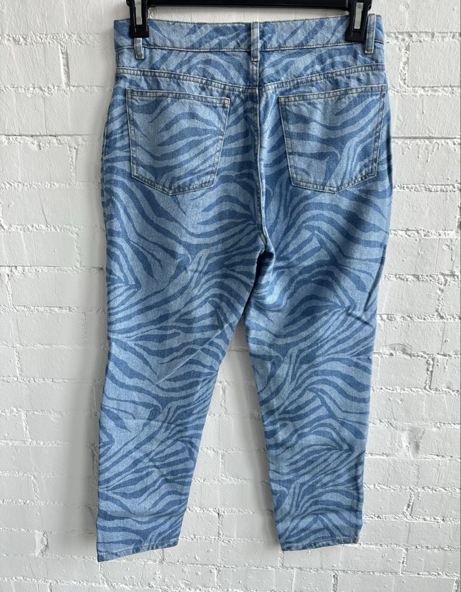 Mango Jeans: Mango Jeanshose mit Zebra-Print / Gr. 40 – Usato da Bern venduto da Fraeuleinhonig 7