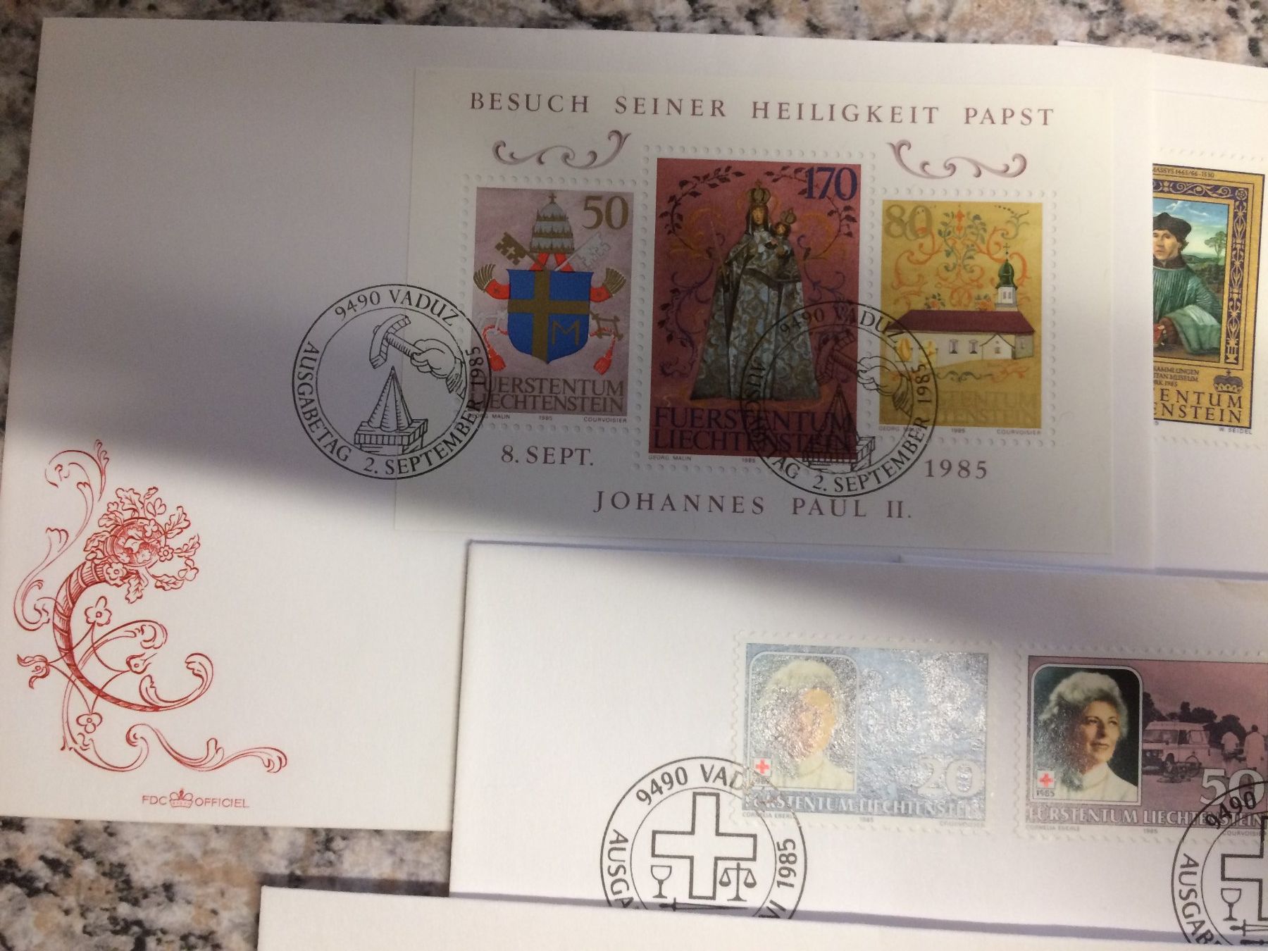 Alle Briefmarken: Ersttagscouverts – Gebraucht aus Kilchberg ZH von APZ4BWM2 2