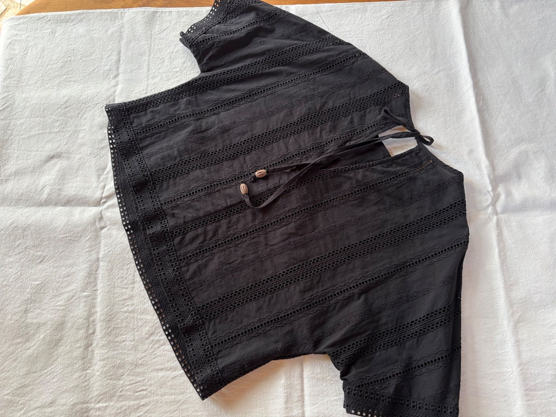 Zara Blusen: Zara Baumwolle Cropped Bluse Gr M – Gebraucht aus Uerkheim von ruthb2112 1