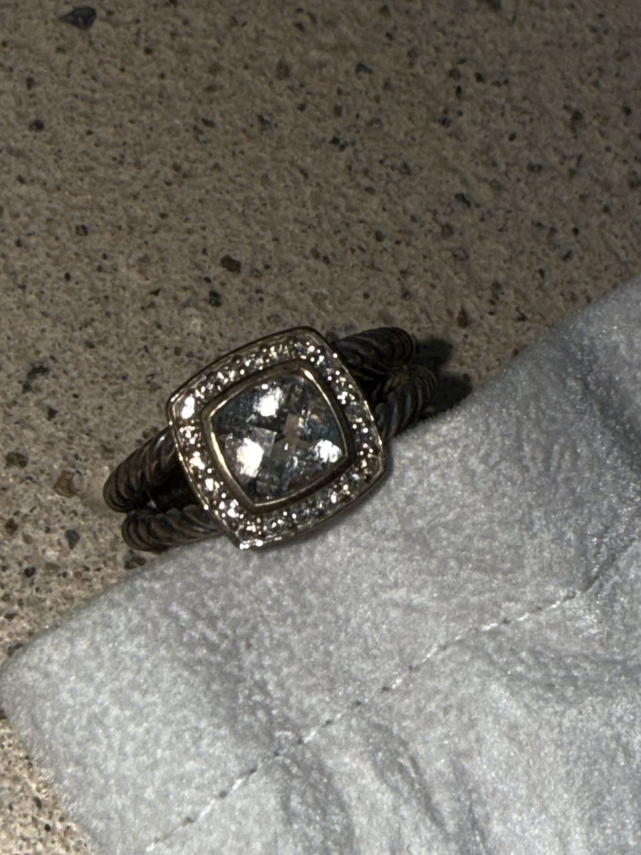 Anelli: David Yurman Albion Ring with Diamonds, Size 7, Silver – Usato da Zürich venduto da aud_jxy9 1