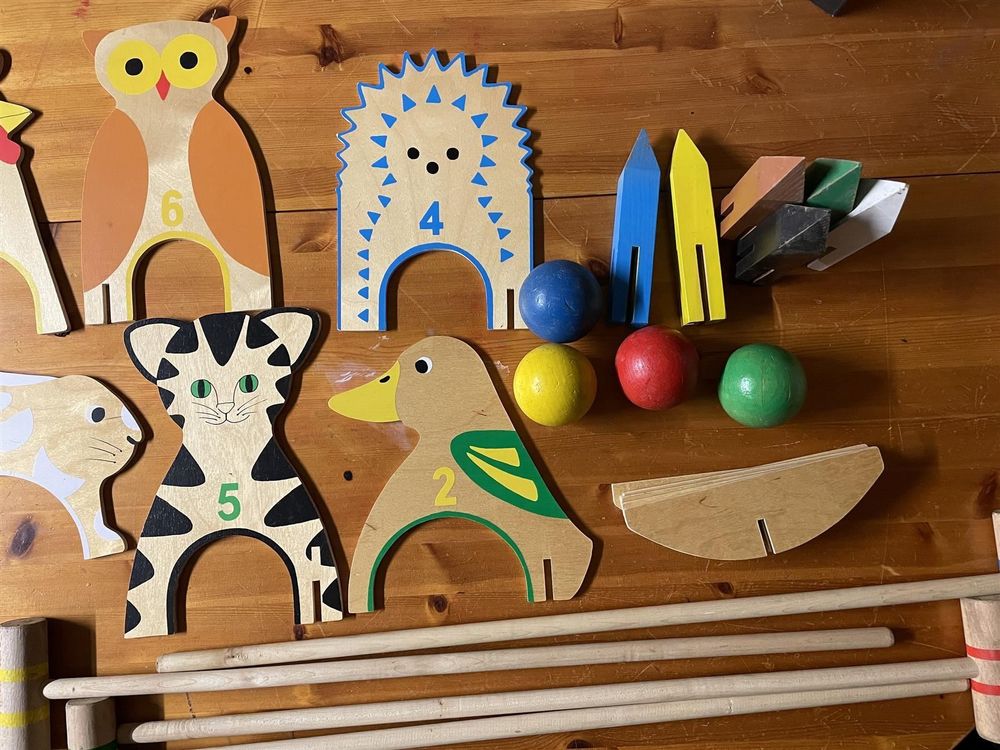 Kricket Stümpfe 4er Set Schwere Cricket Stümpfe Aus Holz – Neu