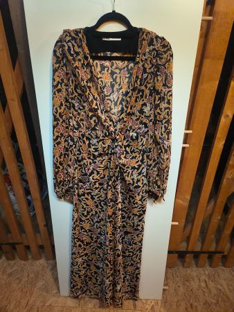 Zara Kleid, Herbstmuster, Grösse L