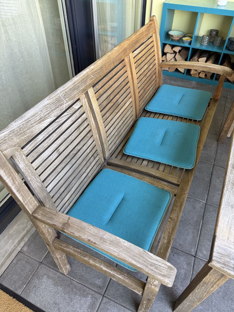 Tischset: Gartenmöbel Teakholz – Gebraucht aus Luzern von Carcan97 2