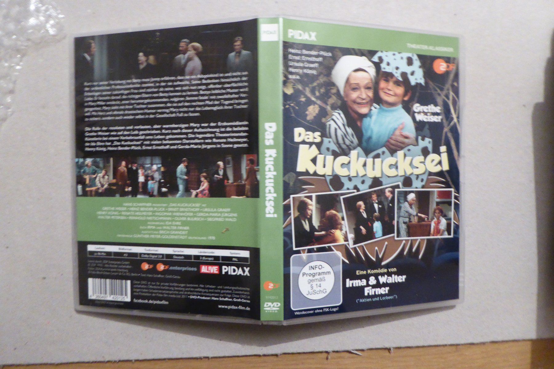 Tutti i DVDs: DVD Das Kuckkusei Pidax Theater Klassiker – Usato da Allschwil venduto da Summelsarium