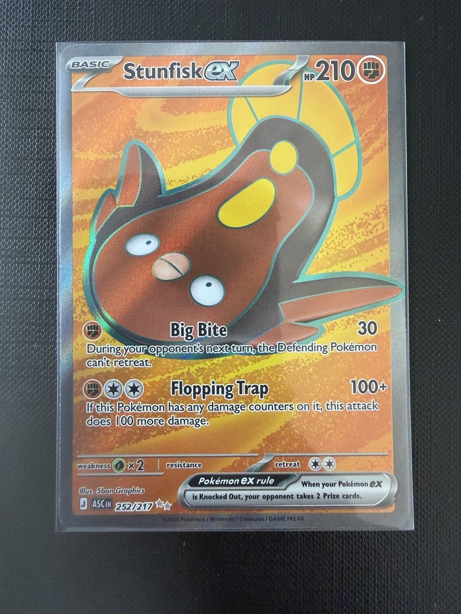 Pokémon Cartes à collectionner: Stunfisk ex #252 ACS EN – Neuf (Voir description) à Savigny par Matgab94