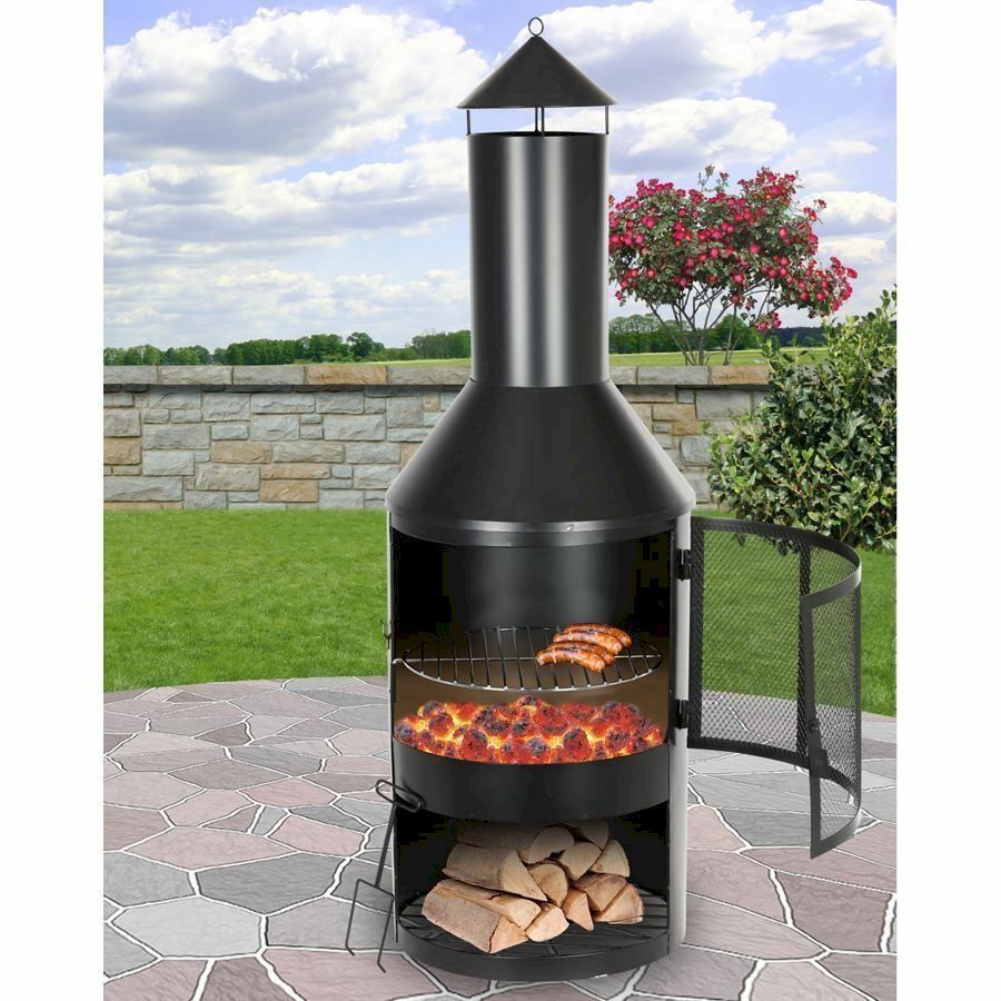 Griglie: Gartengrill Terrassenkamin 134cm – Nuovo e nell'imballaggio originale da Bottighofen venduto da zaap