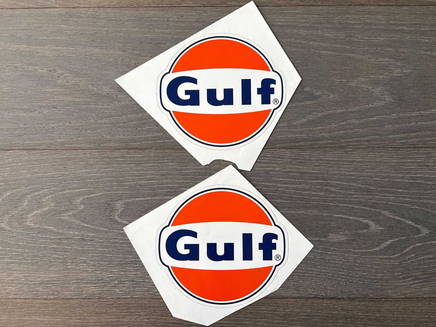 Autocollants: Zwei Gulf-Aufkleber – Neuf (Voir description) à Hünenberg par Betsch1