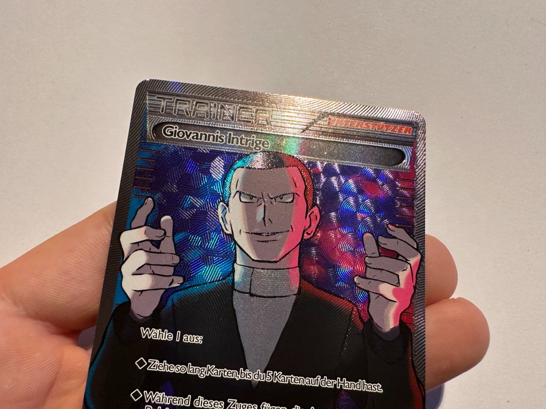 Pokémon Carte collezionabili: Giovannis Intrige Breakthrough XY Trainer Fullart DE – Usato da Hagendorn venduto da Pokecollectorch 2