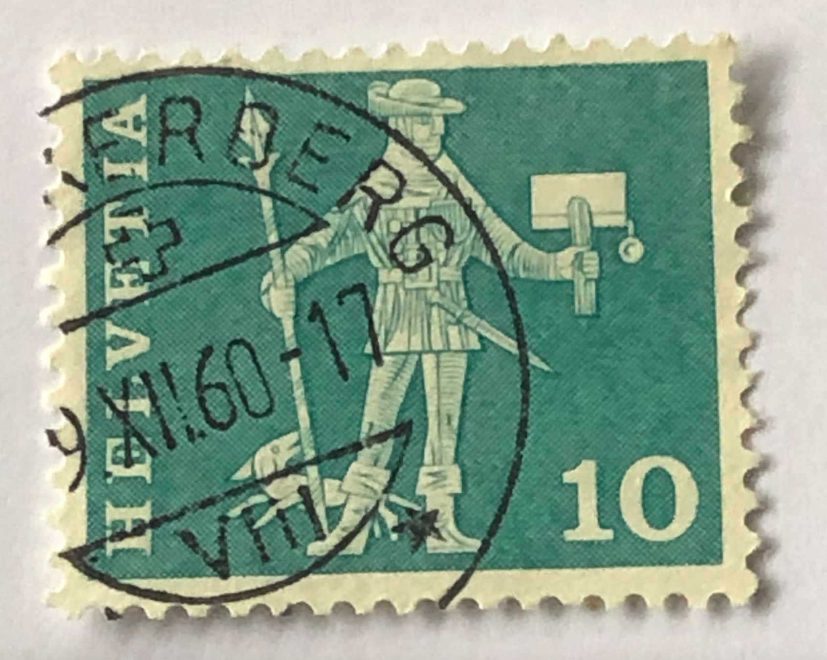 Alle Briefmarken: Nr.356 mit Stempel    – Gebraucht aus Aarau von Billa007