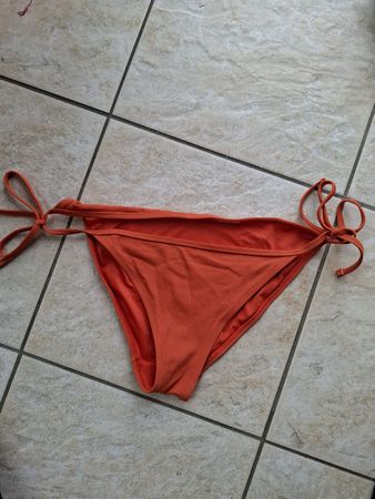 Bikini Hose Puma orange zum Binden guter Zustand