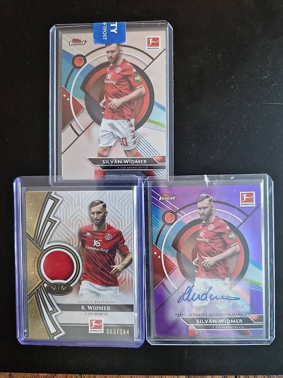 Topps Sammelbilder & Trading cards: Silvan Widmer Set von Topps mit Dress und Autogramm – Gebraucht aus Seon von Passion4SoccerCards