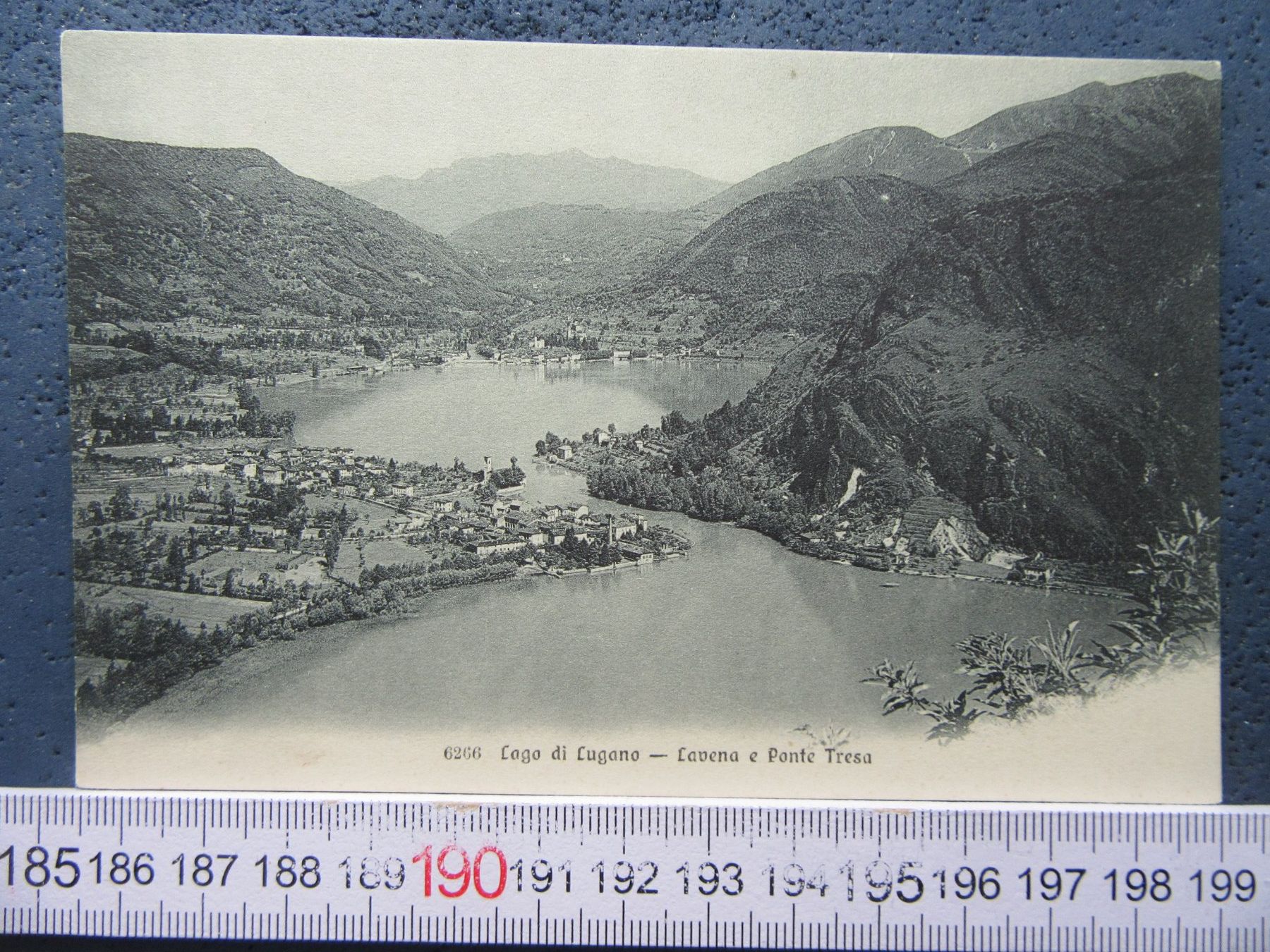 Cartoline postali: LAVENA E PONTE TRESA TICINO AK LUFTBILD – Usato da Ettingen venduto da Hausi4711