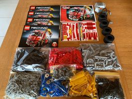 Lego 8258 Technic Crane Truck, kompl. für beide Varianten.