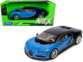 Bugatti Chiron "Blue/Dark Blue" 2016 (1:24)