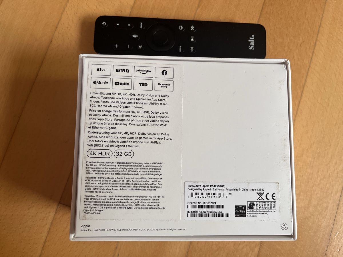 Apple Systèmes audio & multimédias: Apple TV 4K – D'occasion à Zürich par cosimolog 2