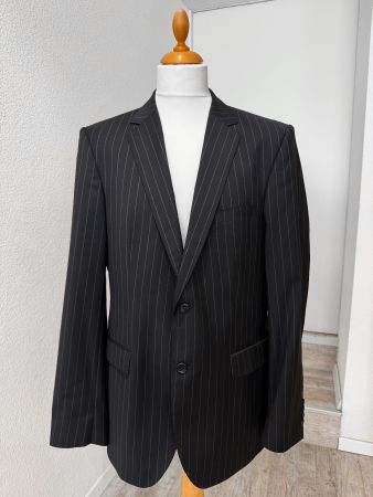 Strellson Premium Sakko Gr. 52 Nadelstreifen Super 100