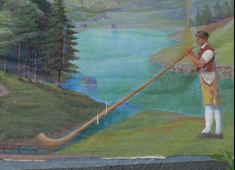 Dipinti: Seealpsee mit Rossmad ca 1900-1920 – Difettoso da Wolfhalden venduto da SecondAntique 3