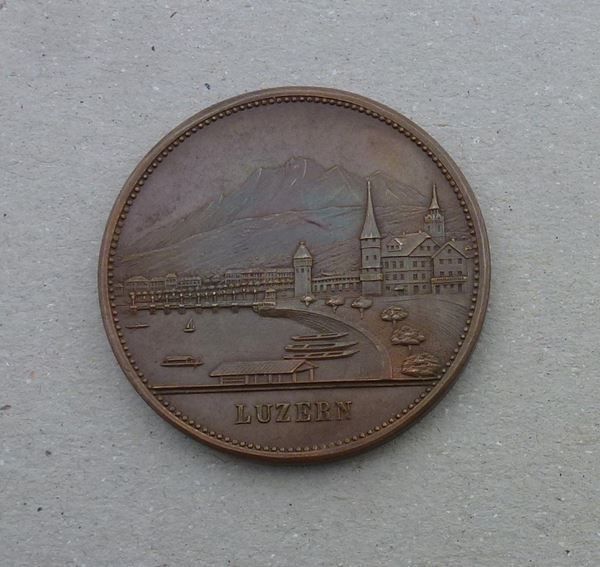 Medaglie: Medaille ++ Eidg. Turnfest Luzern 1888 – Usato da Walkringen venduto da Casablanca777 1