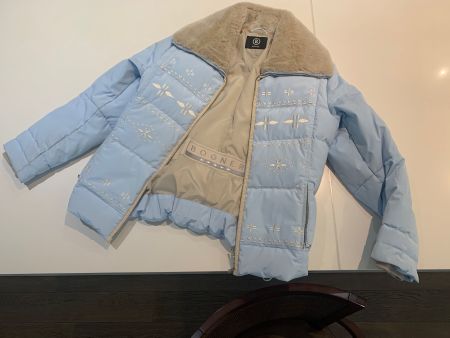 Bogner Skijacke hellblau Grösse 38
