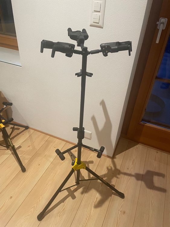 Gitarren-Wandhalterung Aus Metall – Schwarz, Mit Schwamm-Schutz, Für Gitarren, Bass, Ukulele & Mehr