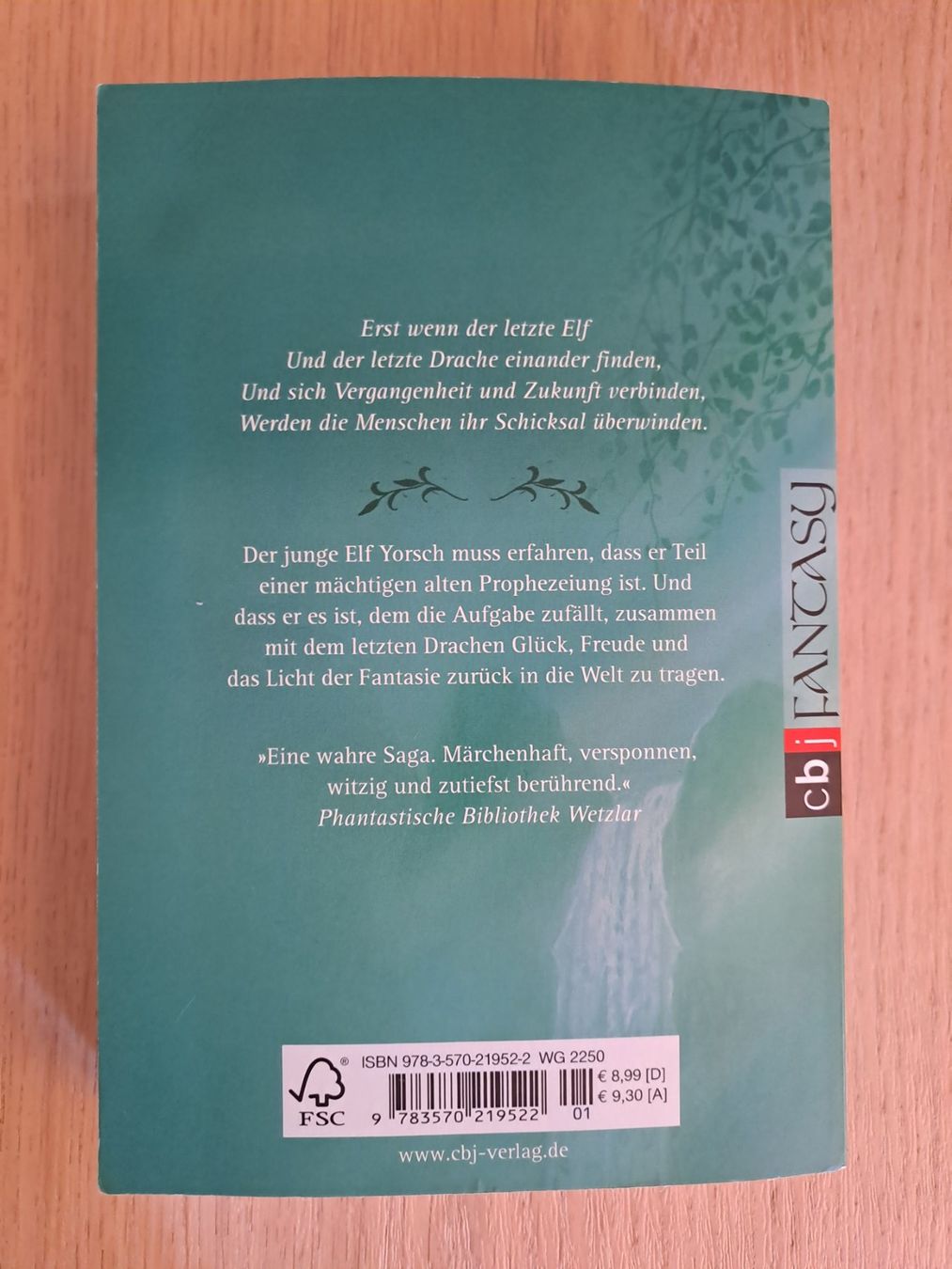 Livres: Der letzte Elf - Silvana de Mari – D'occasion à Untereggen par ros_kz89 1