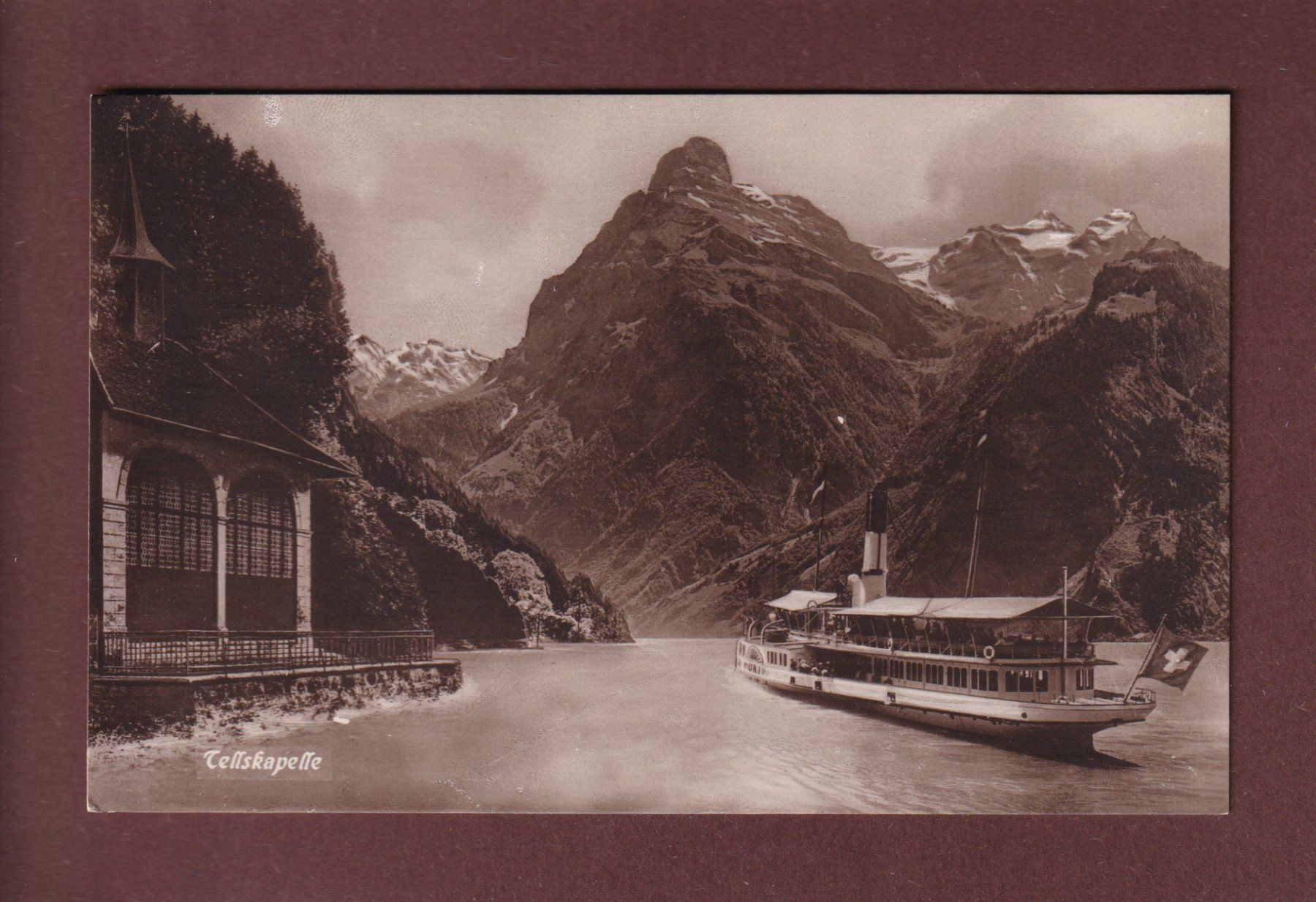 Cartoline postali: TELLSKAPELLE - Schiff – Usato da Pully venduto da nicecards