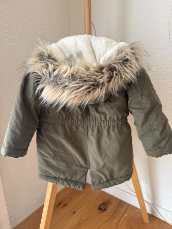 Kinder Parka LOGG oliv Grösse 98 gefüttert