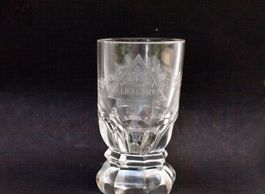 Freimaurer Logenglas Kanone "Modestia cum Libertate" Zürich