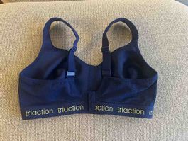 Sport-BH Triumph Triaction blau neuwertiger Zustand