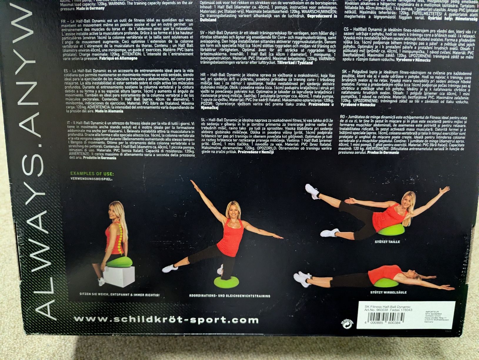 Hometrainer: Balance half ball - von Schildkröt – Usato da Niederrohrdorf venduto da _Mr.NiceGuy_ 1