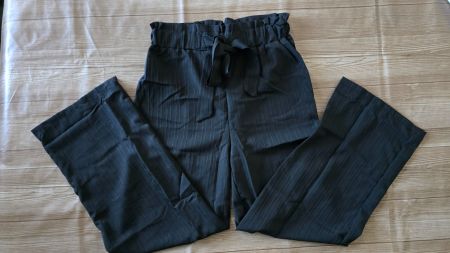 ​😍 Paperbag Hose - L - Wide Leg High Waist mit Schleife
