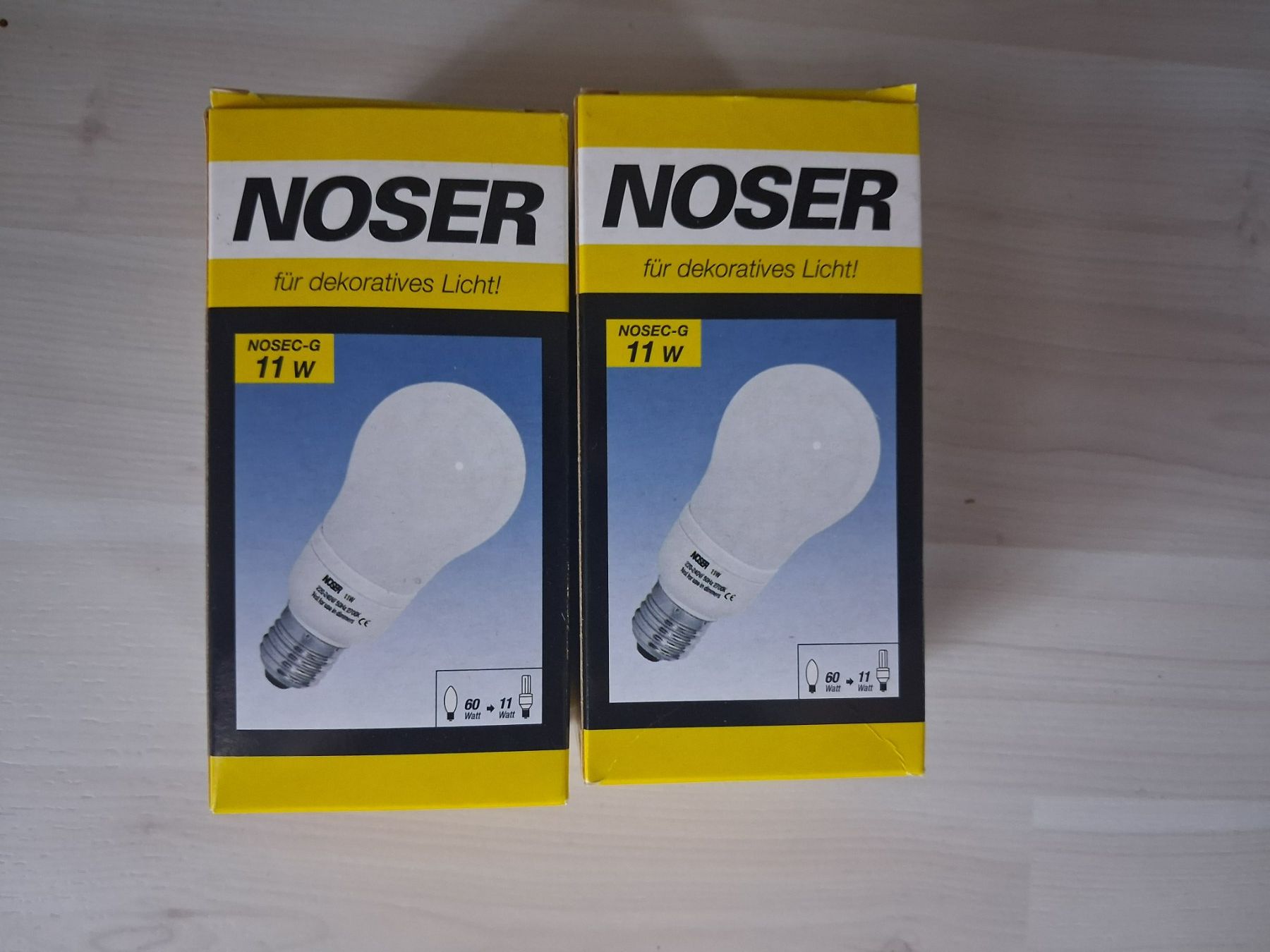 Lampen: 2 X SPARLAMPE NOSER E27 – Neu und originalverpackt aus langnau von Santos1411