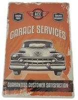 Garage Services Vintage  -  Blechschild  (neu, OVP)