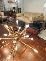 golden Sputnik Lampe Vintage Style