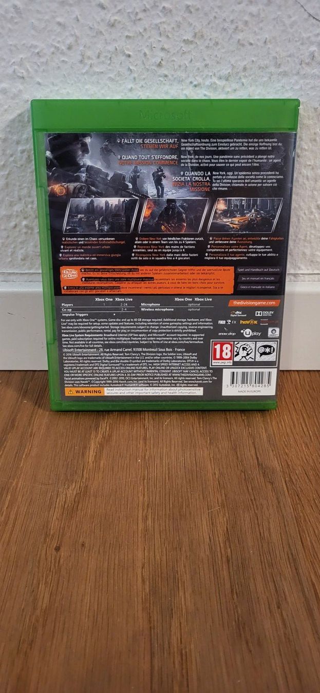 Microsoft Giochi: Xbox One - The Division – Usato da Münsingen venduto da DigitaleSpielecke 1