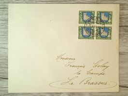 TR54 Enveloppe + Timbre Suisse 1931 Pro Juventute