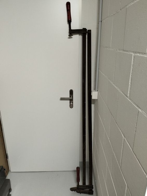 2 Stück Schraubzwingen Führungsschiene 160 X 60 Mm - F-Bar Schreinerklemme Mit Stahlratschenbacken