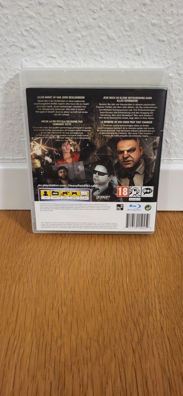 Sony Giochi: PS3 - Heavy Rain – Usato da Münsingen venduto da Heroism2010 1