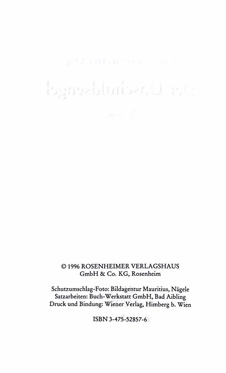 Libri: Hecker Josef L., Der Unschuldsengel – Nuovo (secondo la descrizione) da Sarnen venduto da Livres 4