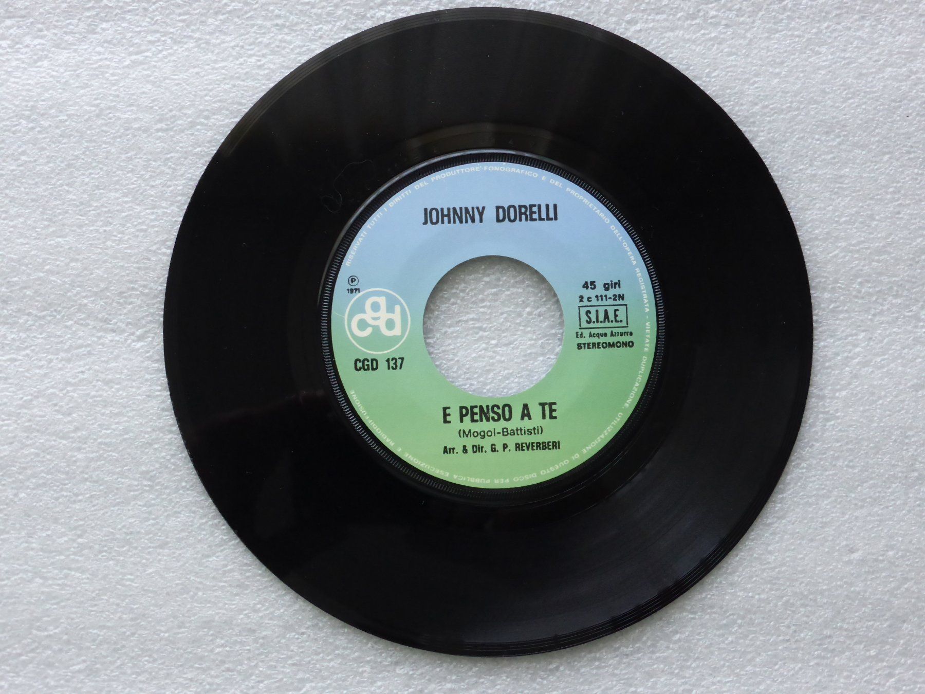 Vinyles: Vinyl Single   JOHNNY DORELLI – D'occasion à Küssnacht am Rigi par Mondkinder 2