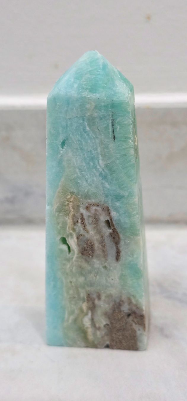 Minerali & Pietre curative: Hemimorphit Obelisk 138g – Nuovo e nell'imballaggio originale da Matzingen venduto da Shay_Crystalz 1