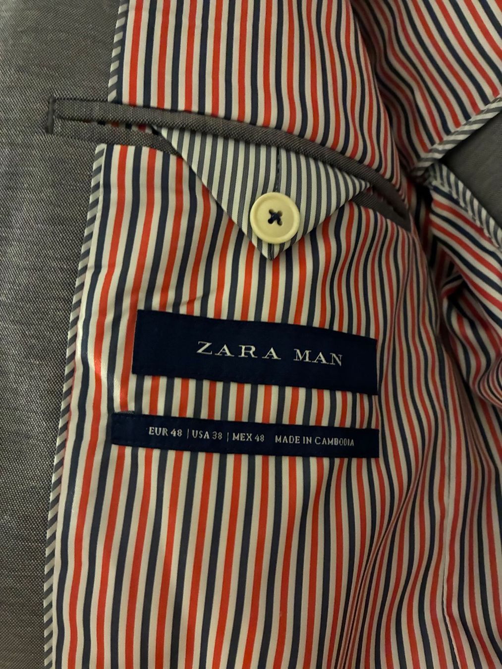 Zara Completi: Herren Blazer Grau, Grösse 48 - ZARA – Usato da Zürich venduto da Bora_0506 4