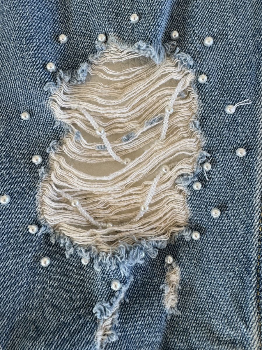 Guess Jacken: GUESS Denim Jacket With Pearls, Size XS – Neu (gemäss Beschreibung) aus Forch von ele_9gsf 9