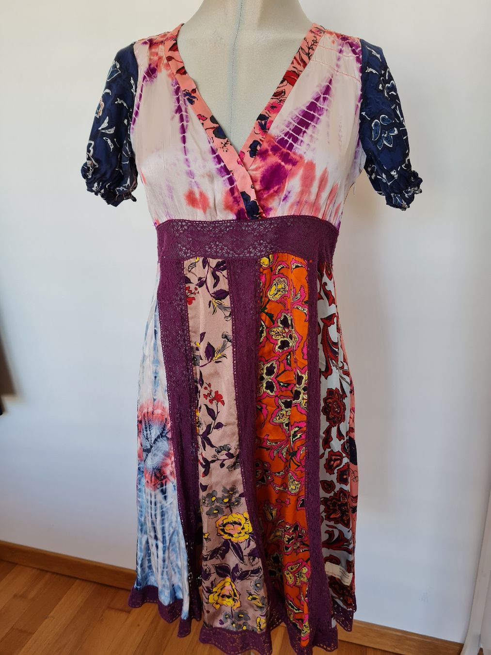 Odd Molly Kleider: Robe soie Odd Molly taille 2 pour un 36 – Gebraucht aus Payerne von wardi11